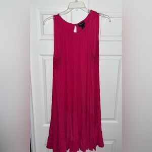 Maggie Barnes Women’s Pink 1X Midi Dress